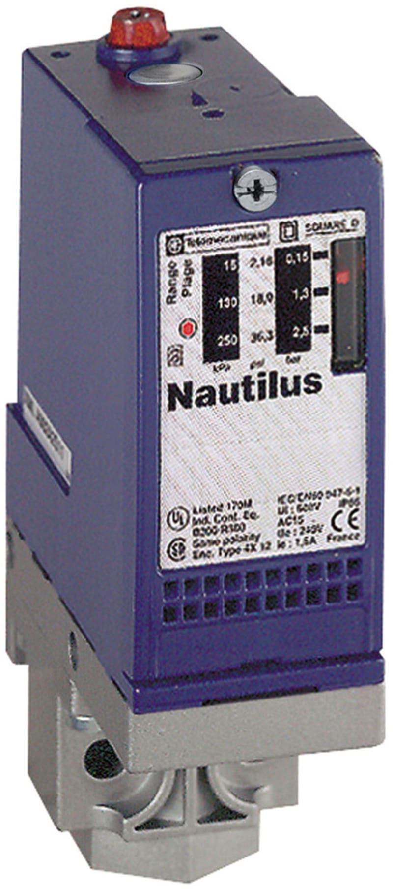 Telemecanique XMLA070E2S11 Pressure Switch, 5–70 bar