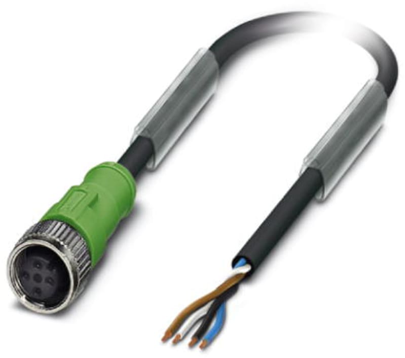 Sensor-/AKTUATORCABLE, 4-pole, 2 m (SAC-4P- 2,0-PUR/M12FS)