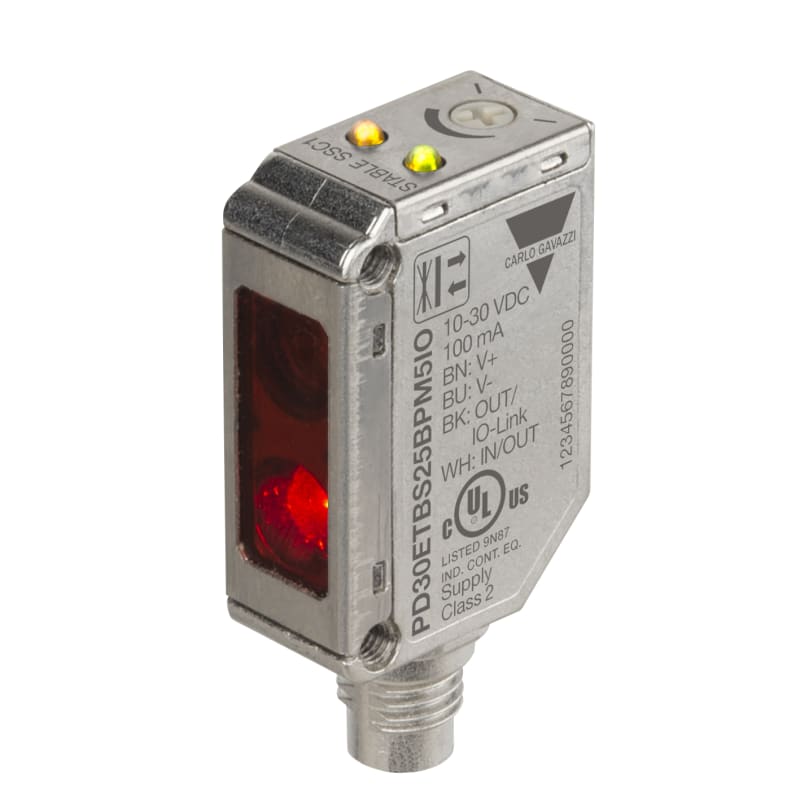 Photoelectric Sensor IO link BGS 250mm plug IP69K (PD30ETBS25BPM5IO)