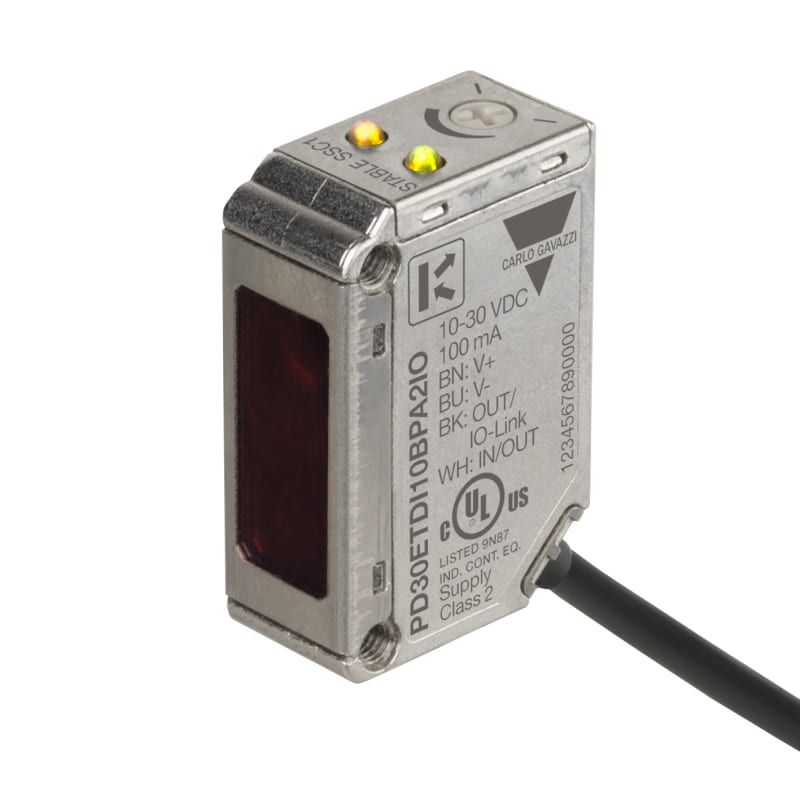 Photocell IO link DIR 1M cable IP69K (PD30ETDI10BPA2IO)