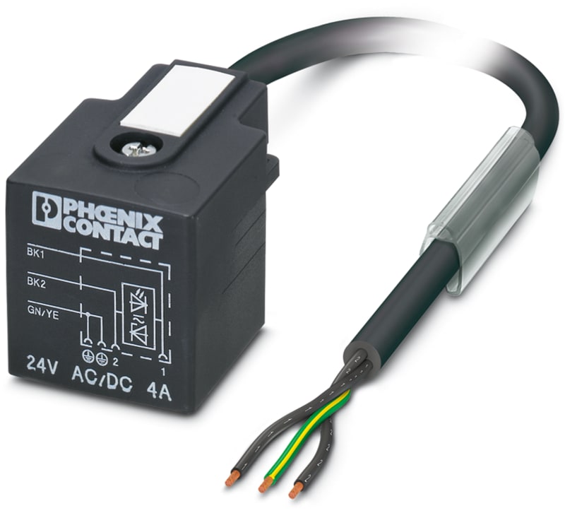 Sensor/Actuator Cable (SAC-3P- 5,0-PUR/A-1L-Z)