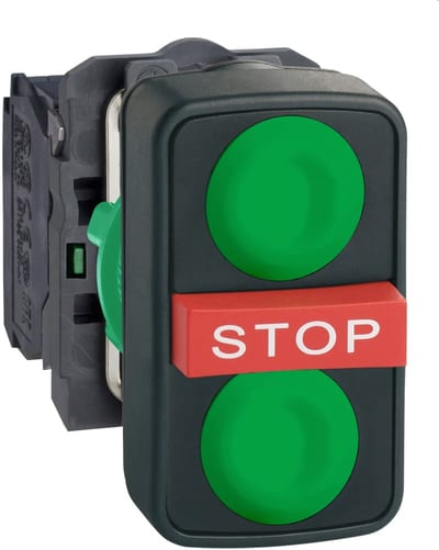 Triple Push Button, Complete, Harmony XB5