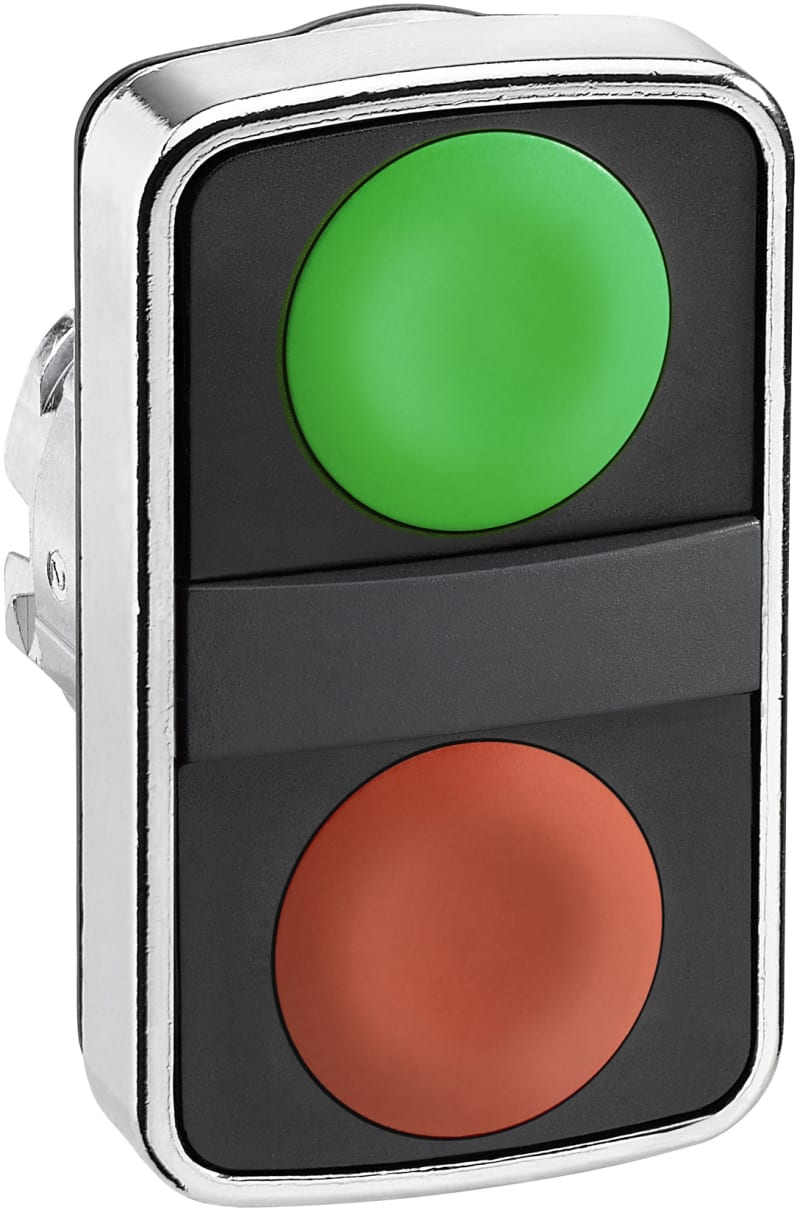 Double push button black kn. umrk g+r (ZB4BA7340)