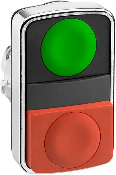 DOUBLE PUSH BUTTON S+r KN. UMRK G+r (ZB4BL7340)