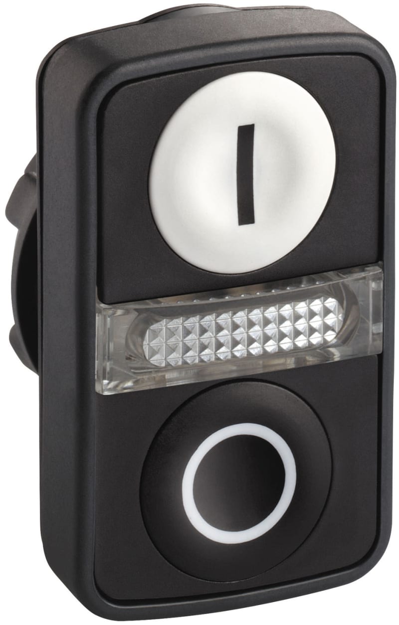 DOUBLE PUSH BUTTON for LIGHT Black KN IN-0 (ZB5AW7A1721)
