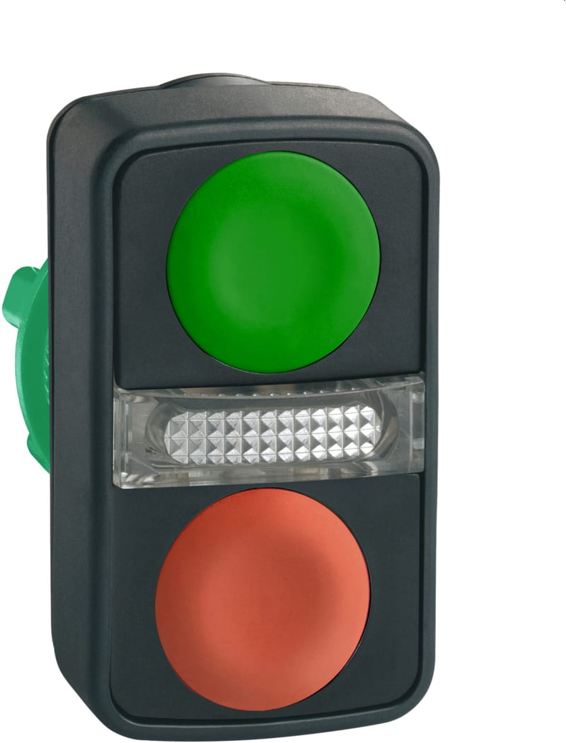 DOUBLE PUSH BUTTON for LIGHT Black KN UMRK (ZB5AW7A3740)