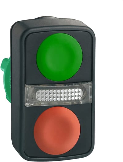 DOUBLE PUSH BUTTON for LIGHT Black KN UMRK (ZB5AW7A3740)