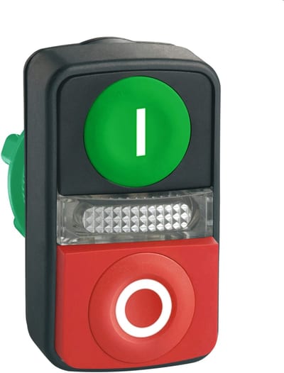 DOUBLE PUSH BUTTON for LIGHT S+r KN IN-0 G+ (ZB5AW7L3741)