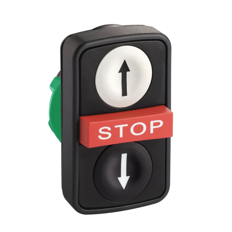 Triple.Push Button PIL O/N and Stop (ZB5AA71124)