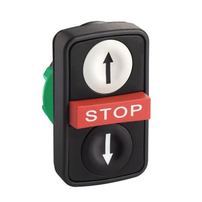Triple.Push Button PIL O/N and Stop (ZB5AA71124)
