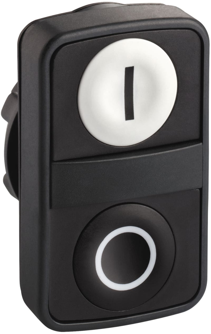 DOUBLE PUSH BUTTON Black KN. in + 0 H+s (ZB5AA7121)