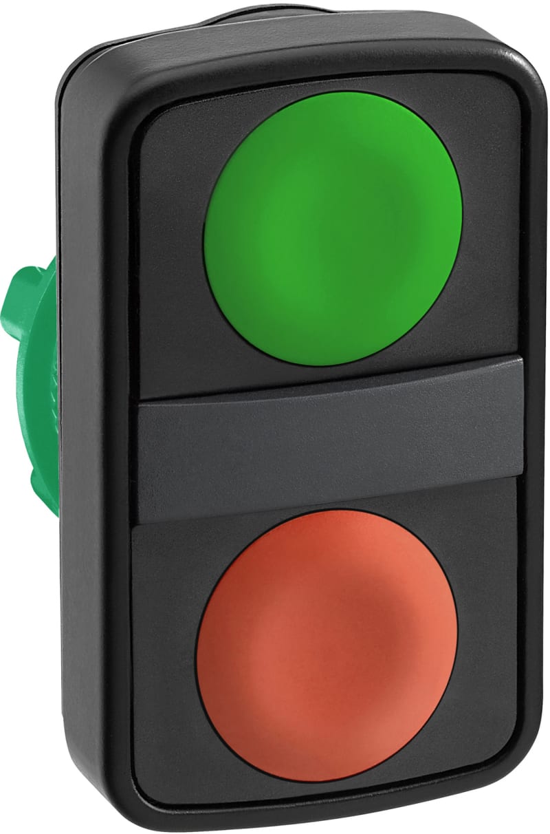 DOUBLE PUSH BUTTON Black KN. UMRK G+r (ZB5AA7340)