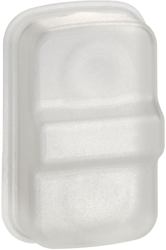 Schneider Electric ZBA710 Silicone boot for flush and projecting double-headed push button Ø22, clear
