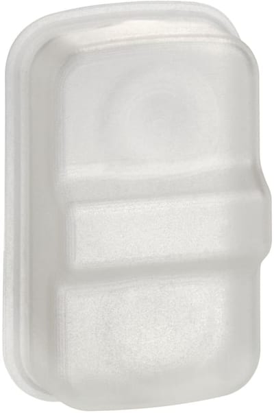 Schneider Electric ZBA710 Silicone boot for flush and projecting double-headed push button Ø22, clear