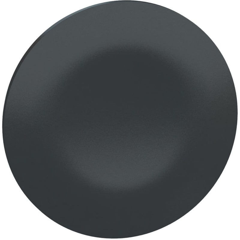 PUSH-BUTTON.CAP Unmarked Black (ZBA72)