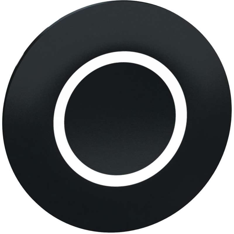 PUSH-BUTTON.CAP Black MRK White 0 (ZBA7232)