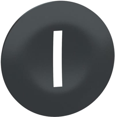 PUSH-BUTTON.CAP Black MRK White in