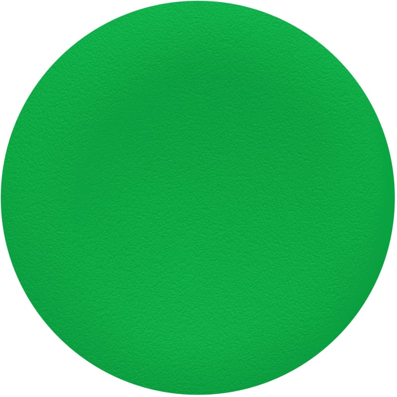 PUSH-BUTTON.CAP Unmarked Green (ZBA73)