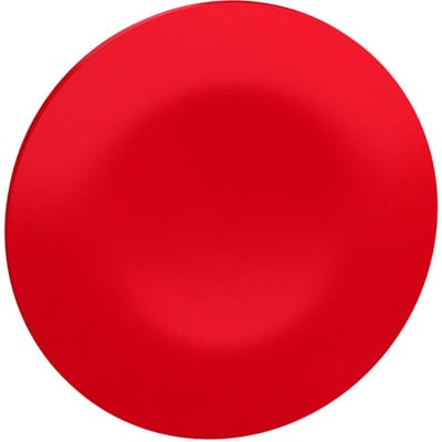 PUSH-BUTTON.CAP Unmarked RED