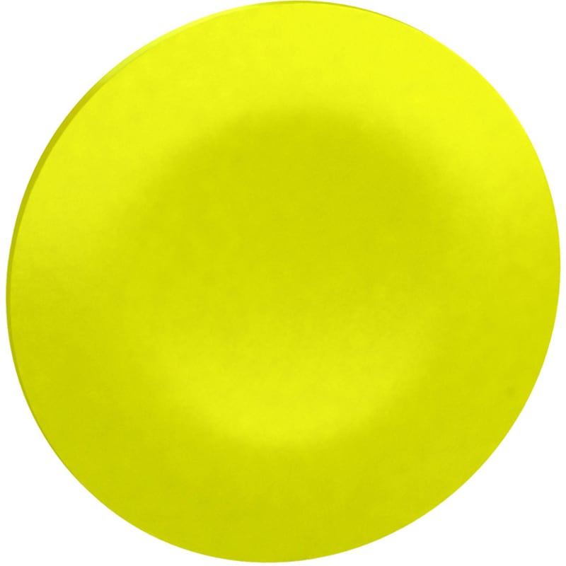 PUSH-BUTTON.CAP Unmarked Yellow (ZBA75)