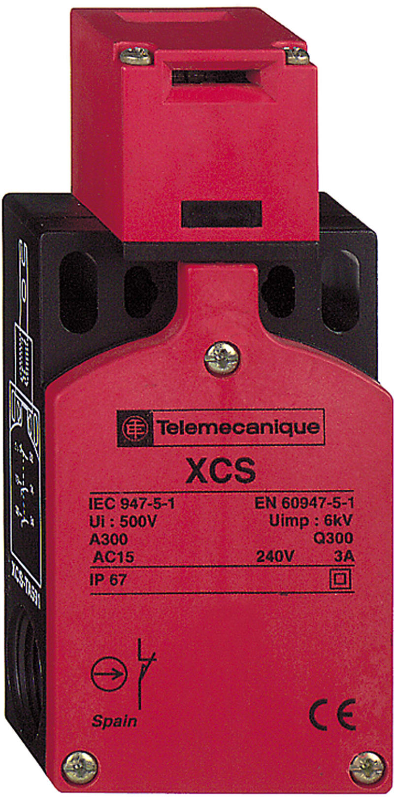 Telemecanique XCSTA591 Safety Limit Switch, 1 NC + 2 NO