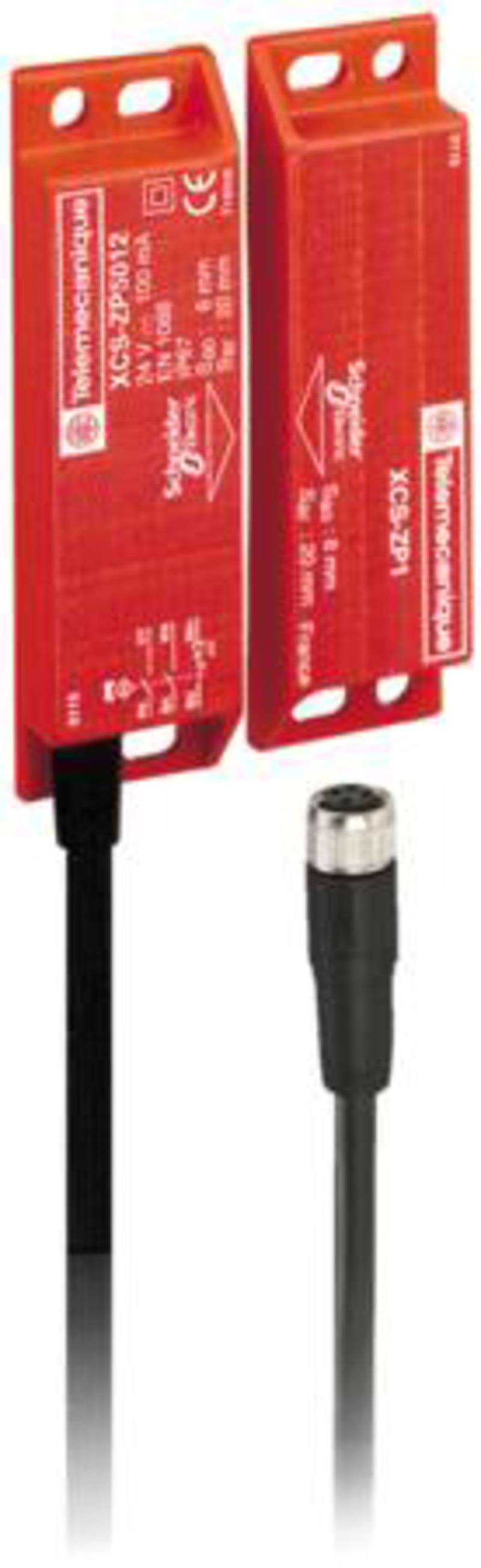 Telemecanique XCSDMP591L01M12 Coded Magnetic Safety Switch, 1NC1NO, LED, M12 connector