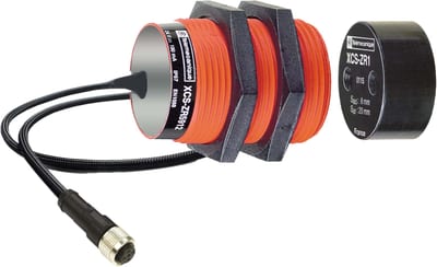 Telemecanique XCSDMR790L01M12 Coded Magnetic Safety Switch, Cylindrical M30, 2NO, M12 connector