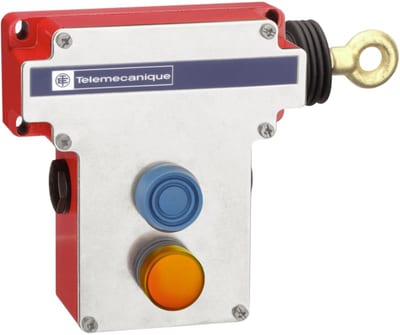 Telemecanique XY2CE1A296 Emergency Stop Rope Pull Switch, 2NO+2NC