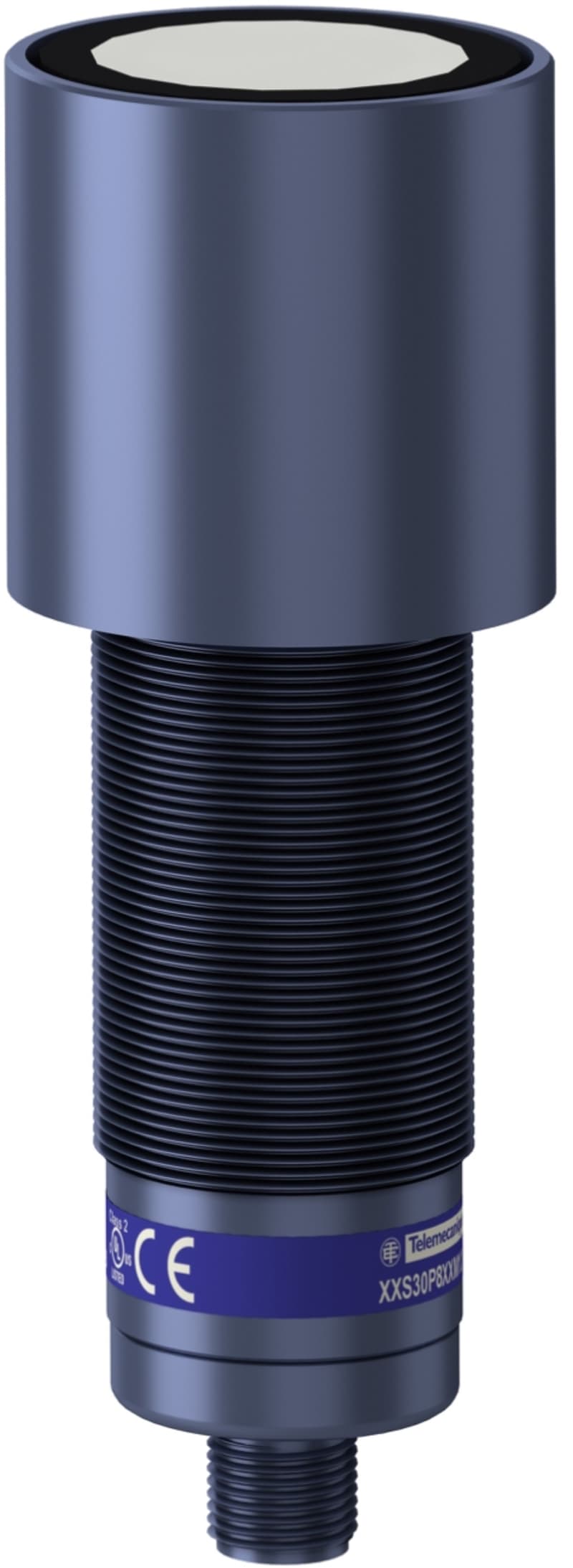 Telemecanique XXS30P8NNM12 Ultrasonic Sensor, M30, Sn 8 m, NPN, M12 connector