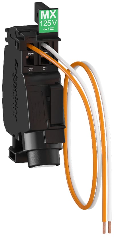 Schneider Electric shunt trip (pre-wired) MX-208...240V AC 60HZ-220…240V AC 50HZ-277V~ 60HZ-250V DC LV426864