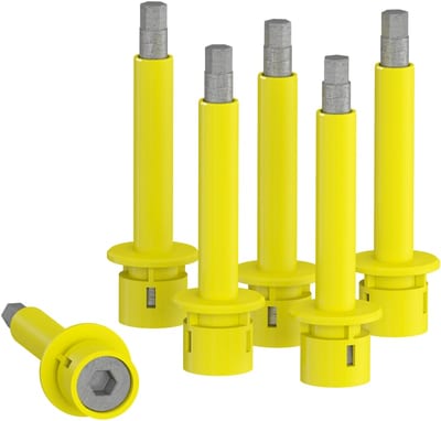 Schneider Electric torque limiting breakaway bit - installation accessories - 5 N.m - set of 6 LV426992