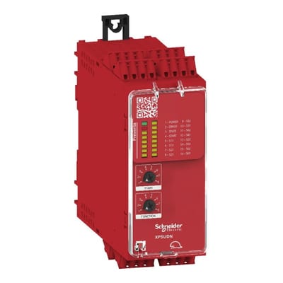 Schneider Electric Preventa module CAT.4 features 6*XPSUAF 24VAC/dc spring XPSUDN13AC