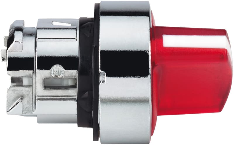Selector switch with LIGHT 2ST.RED LED (ZB4BK1243)