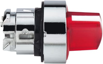 Selector switch with LIGHT 2ST.RED LED (ZB4BK1243)