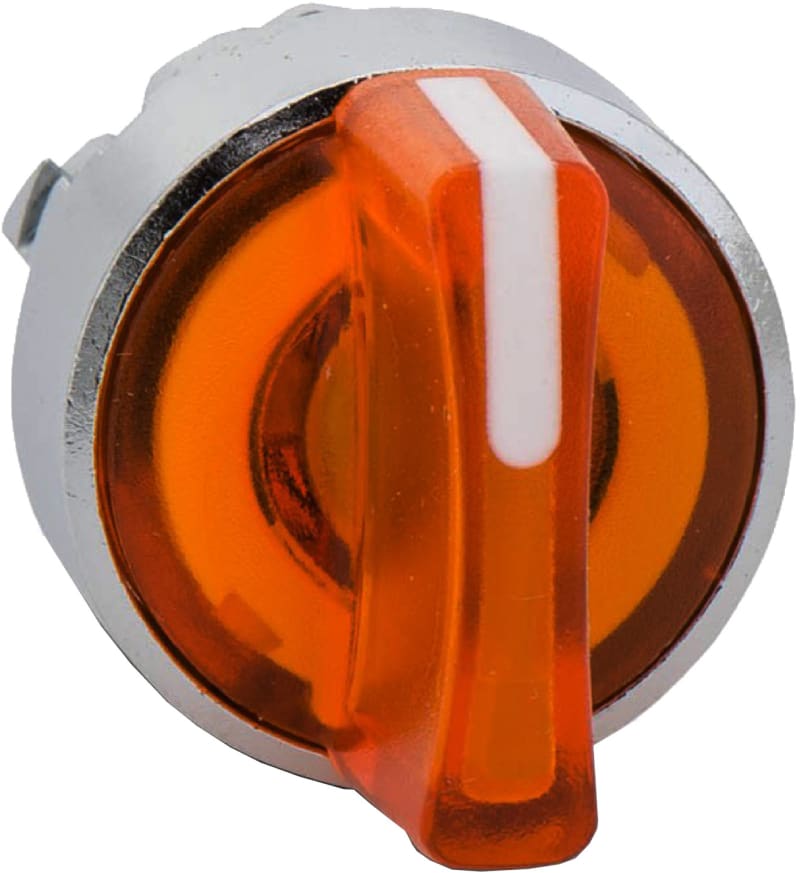 Selector switch with LIGHT 3ST.YELLOW LED (ZB4BK1353)