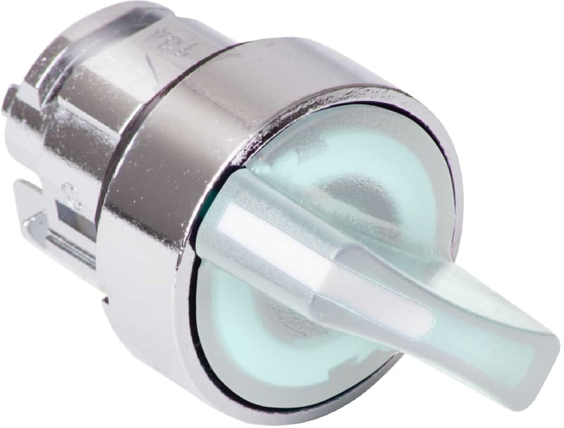 Selector switch with LIGHT 2ST.IMP.WHITE LED (ZB4BK1413)