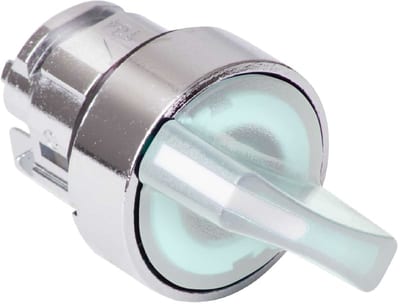 Selector switch with LIGHT 2ST.IMP.WHITE LED