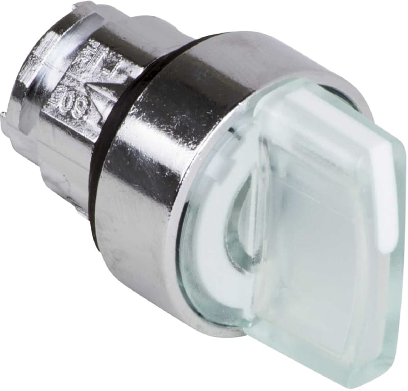 Selector switch with LIGHT 3ST.RET.FR.H/V WHITE (ZB4BK1513)