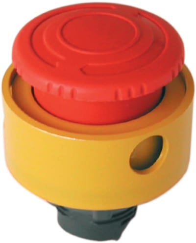 Telescopic guard for emergency stop Ø2