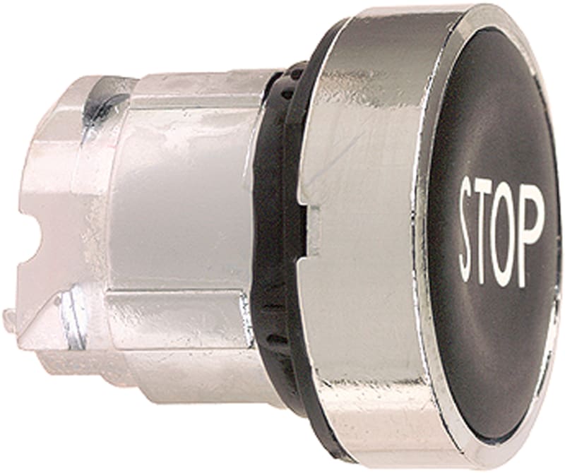 Push-Button Head Black MERK.STOP (ZB4BA234)