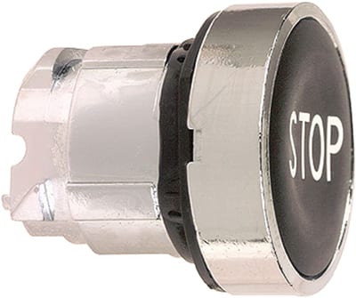 Push-Button Head Black MERK.STOP