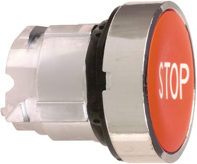 Push-Button Head RED,MERK.STOP