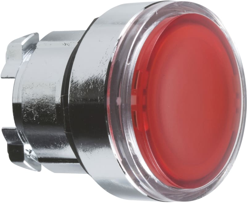 Push-Button Head RED TRANSP.F/E (ZB4BA48)