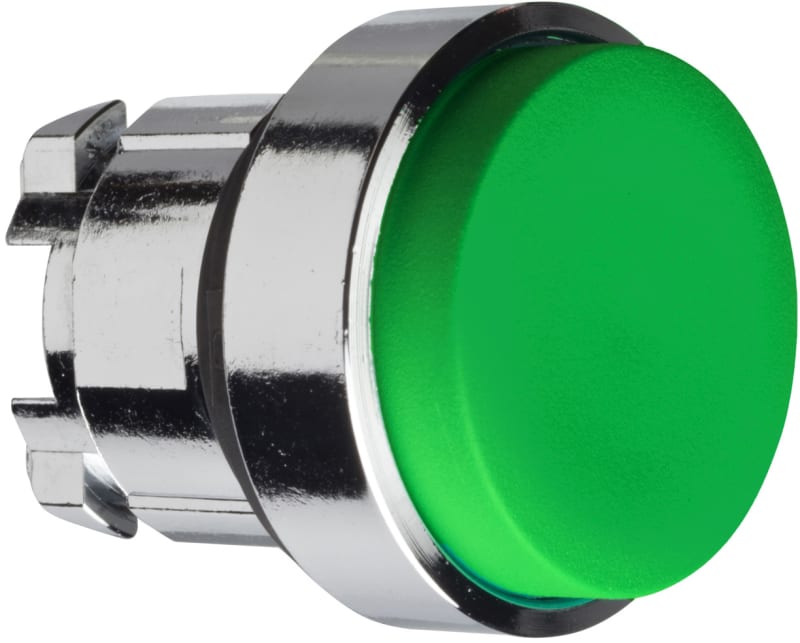 Push-button head, push/push, green (ZB4BH3)