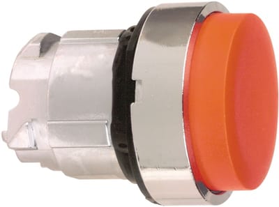 Schneider Electric Harmony XB4 Non-Illuminated Push-Push Head, Projecting, Red