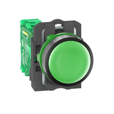 Schneider Electric ZB5R transmitter complete, green cap ZB5RTA3