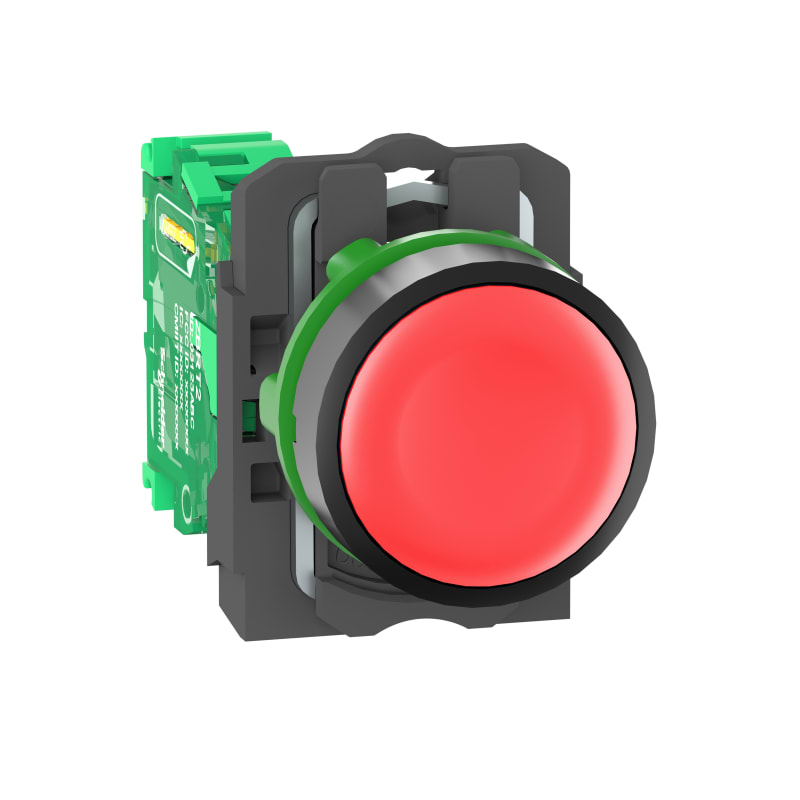 Schneider Electric ZB5R transmitter complete, red cap ZB5RTA4