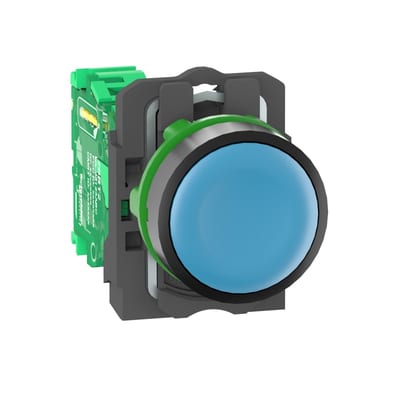Schneider Electric ZB5R transmitter complete, blue cap ZB5RTA6