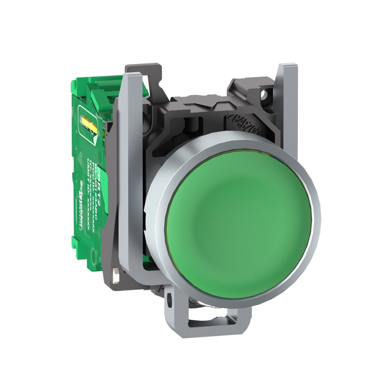 Schneider Electric ZB4R transmitter complete, green cap ZB4RTA3