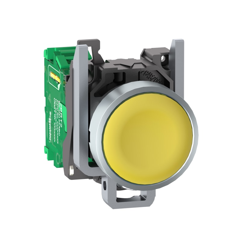 Schneider Electric ZB4R transmitter complete, yellow cap ZB4RTA5